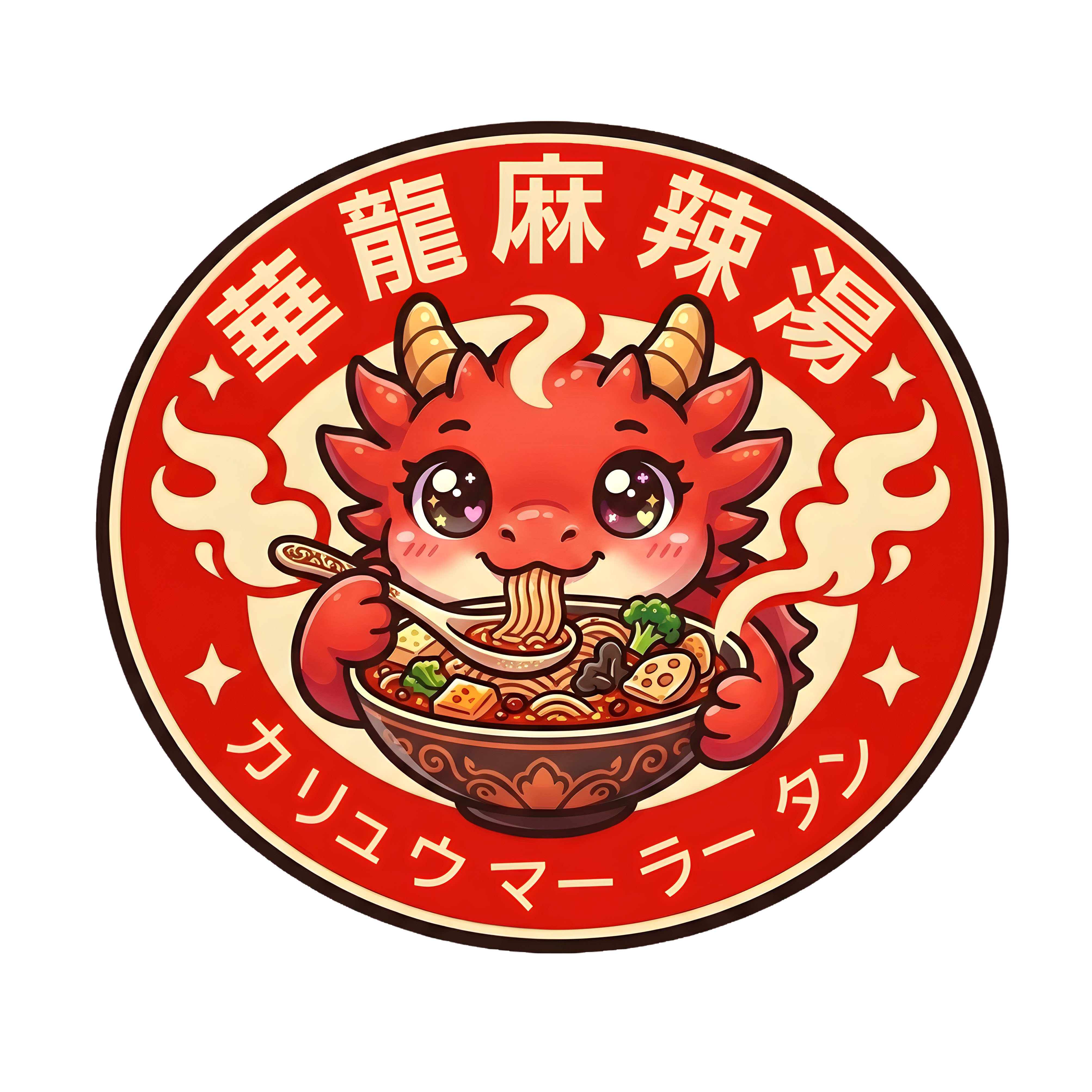 華龍麻辣湯のロゴ