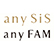 any FAM SiSのロゴ